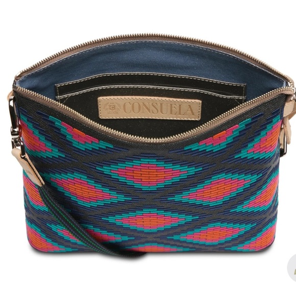 NWT- CONSUELA- “ ROWAN”Vibrant Geometric Crossbody Bag - Multicolor - Picture 4 of 10